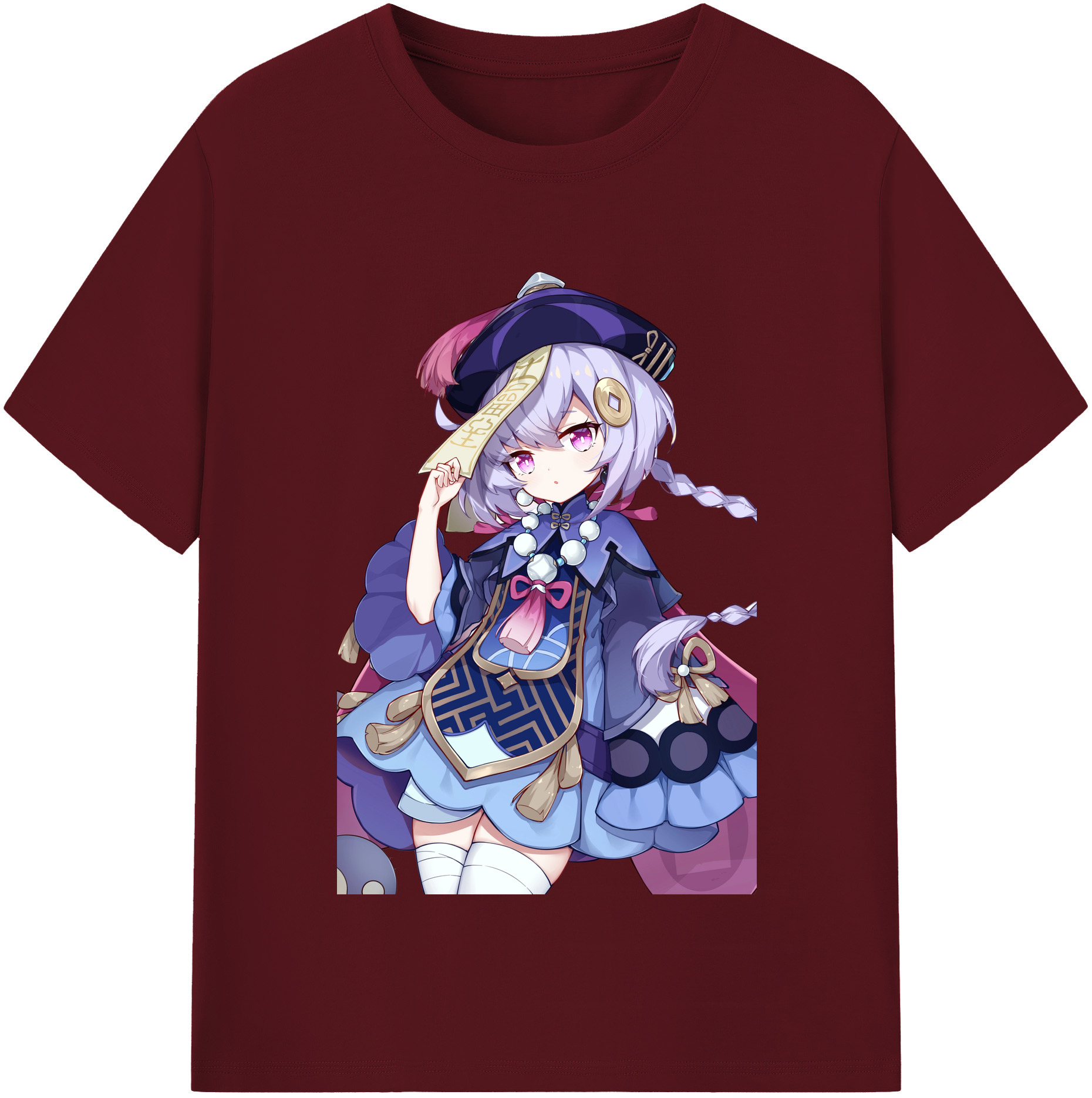 げんし神 七七 なな  genshin Nana 綿100％半袖Tシャツ（フロントプリント）